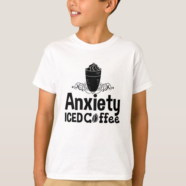 Camiseta Ansiedad Mental Ansiedad Ice Café Conciencia Ansie (Anverso)