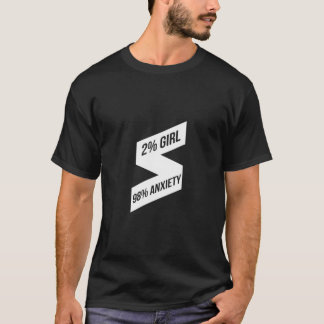 Camiseta Ansiedad Social Hoodie Para Mujeres 98 Ansiedad 2
