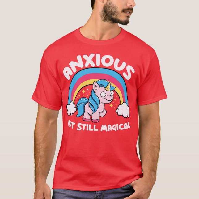 Camiseta Ansioso pero todavía mágico por Tobe Fonseca (Anverso)