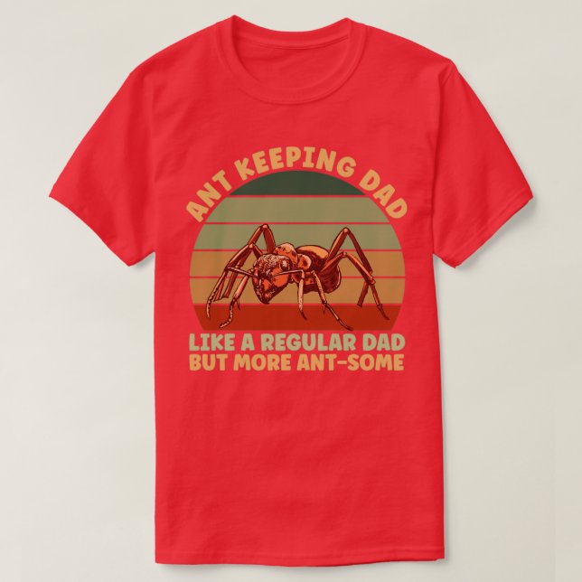 Camiseta Ant Keeping Dad (Diseño del anverso)