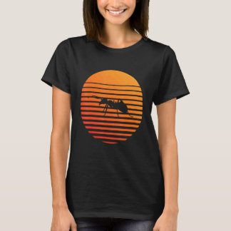 Camiseta Ant Shadow Silhouette In Front Of A Sun