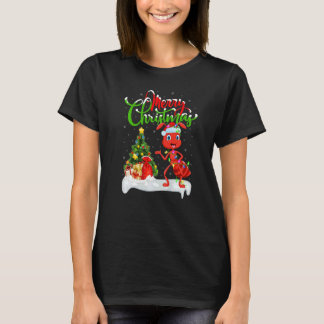 Camiseta Ant Xmas Decorations Santa Ant Christmas