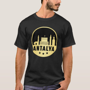 Camiseta Antalya Turquia Skyline Cityscape Gracioso regalo