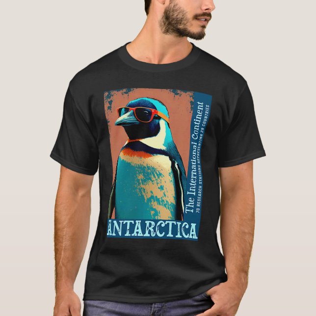 Camiseta Antarctica Cute Cool Penguin Antarctic Research So (Anverso)