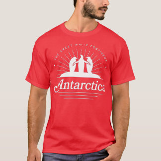Camiseta Antártida con pingüinos