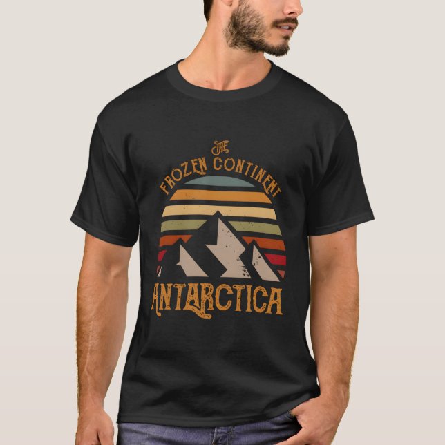 Camiseta Antártida Del Sol Y Los Glaciares (Anverso)