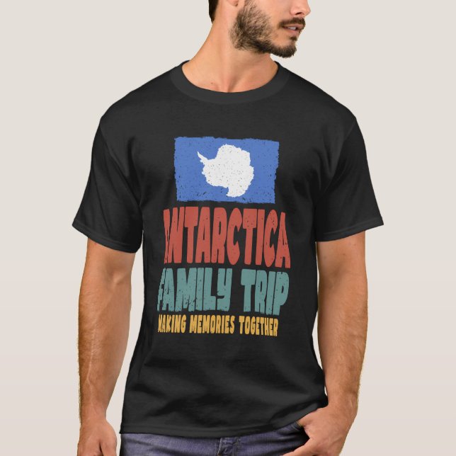 Camiseta Antártida Vacaciones en familia Antártica (Anverso)