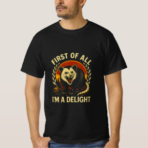 Camiseta Ante Todo Soy Un Delicioso Mapache Sarcástico Enoj