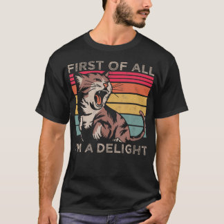Camiseta Ante Todo Soy Un Delight Sarcástico Divertido Enoj