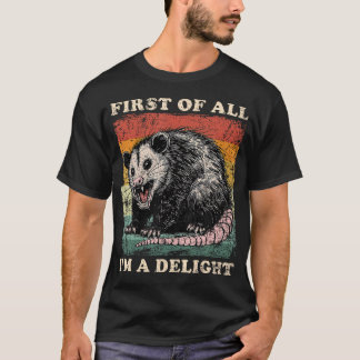 Camiseta Ante Todo Soy Un Delight Sarcástico Enojado