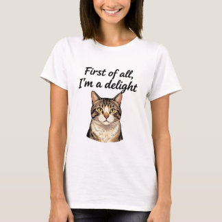 Camiseta Ante todo, soy un gato gruñón encantador