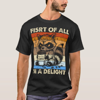 Camiseta Ante Todo Soy Un Mapache Enojado Delicioso