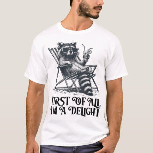 Camiseta Ante todo soy un placer diciendo sarcasmo