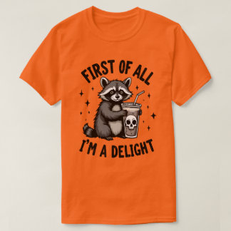 Camiseta Ante todo, soy una actitud de mapache encantador