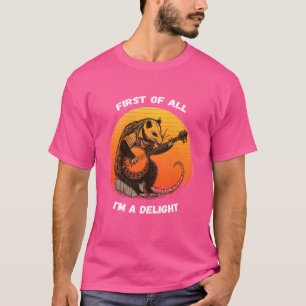 Camiseta ante todo soy una deliciosa zarigüeya sarcástica y
