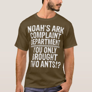 Camiseta Anteater Noahs Ark Queja Dept Sólo 2 Hormigas
