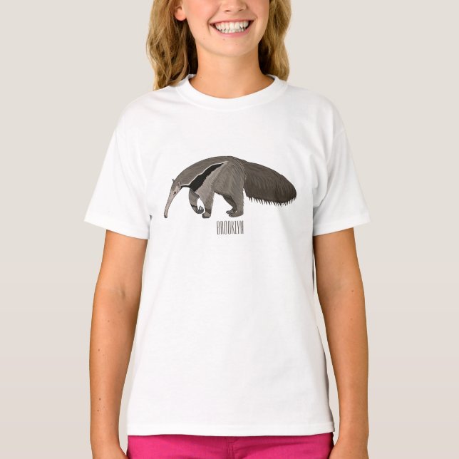 Camiseta Anteater personalizado ilustracion (Anverso)