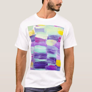 Camiseta Antecedentes artísticos abstractos de mano