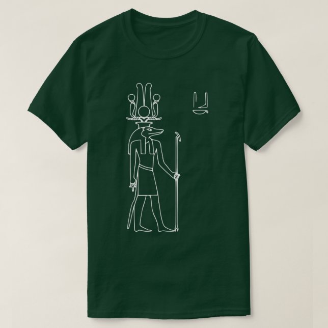 Camiseta Antecedentes de Dios egipcio Premium Egipto (Diseño del anverso)
