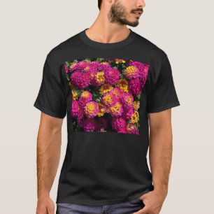 Camiseta Antecedentes de las flores de lantana