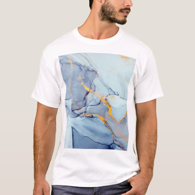 Camiseta Antecedentes De Pintura Resumen: Pintura De Aceite (Anverso)