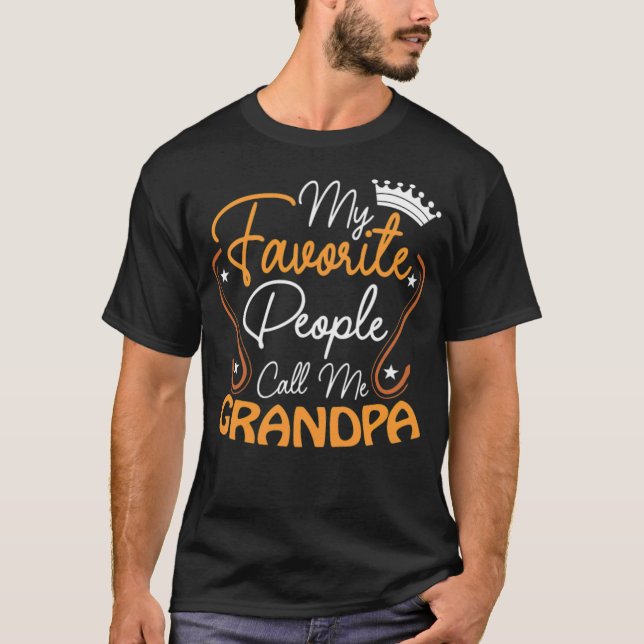 Camiseta Antecedentes del abuelo (Anverso)