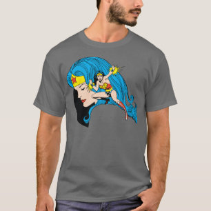 Camiseta Antecedentes del perfil de la mujer maravilla