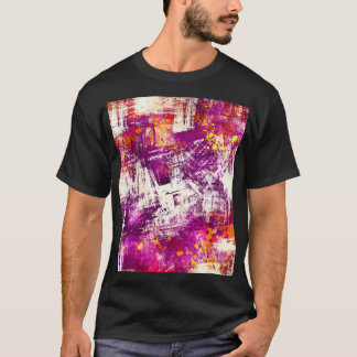 Camiseta Antecedentes oscuros de resquicios abstractos