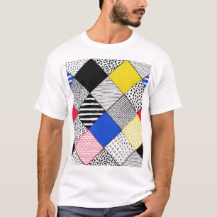 Camiseta Antecedentes: pájaros, puntos de polka.