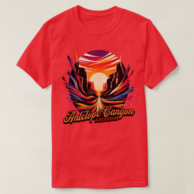Camiseta Antelope Canyon Arizona Design (Diseño del anverso)