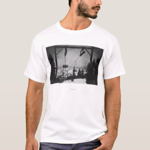 Camiseta Antena de la ciudad de la telesilla de la montaña
