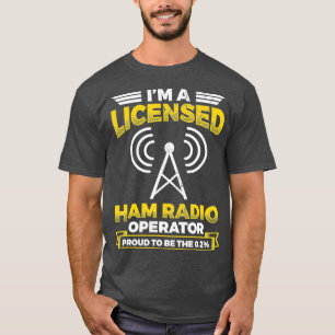 Camiseta Antenna Ham, Operadora De Radio De Ham Con Licenci