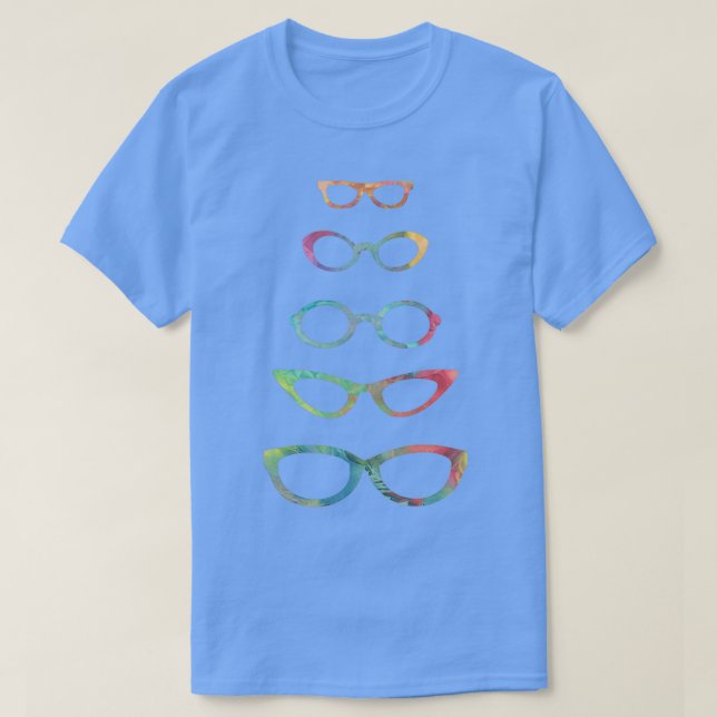 Camiseta Anteojos Multicolor 2 (Diseño del anverso)
