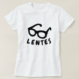 Camiseta anteojos y lentes de texto: anteojos en Galicia