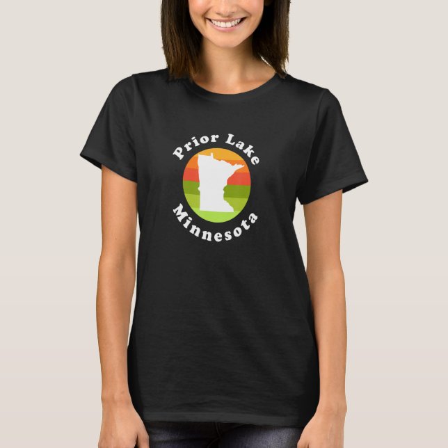 Camiseta Anterior Lago Minnesota Al Aire Libre Sunrise MN S (Anverso)