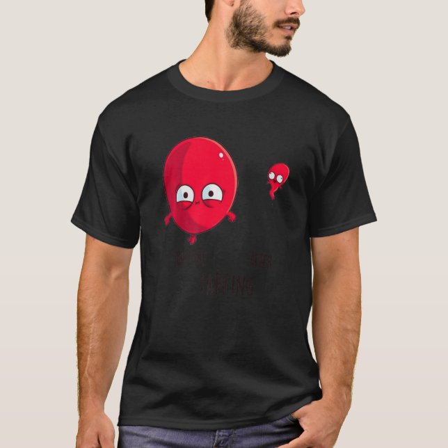 Camiseta Antes de Farting Ballon Guay se burlaba de la dive (Anverso)
