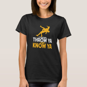 Camiseta Antes De Lanzar Know Wrestson Lesson Wrestler Prem