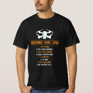 Camiseta Antes De Preguntar Al Piloto De Drones
