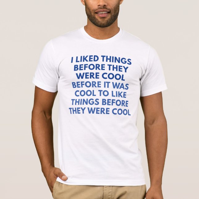Camiseta Antes de que fueran geniales (Anverso)