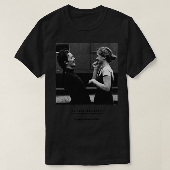 Camiseta Antes De Que La Película Del Amanecer Tome El Tren (Diseño del anverso)