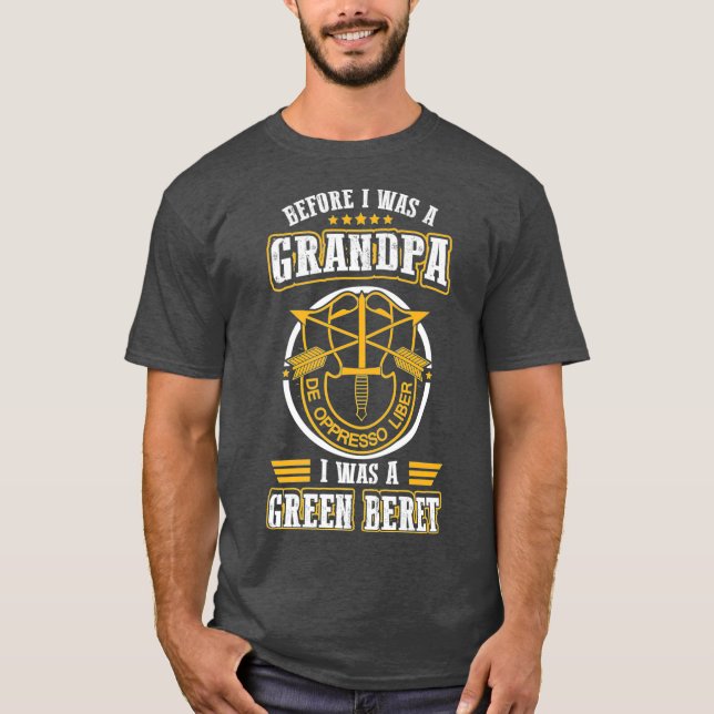 Camiseta Antes De Ser Abuelo Era Un Beret Verde (Anverso)