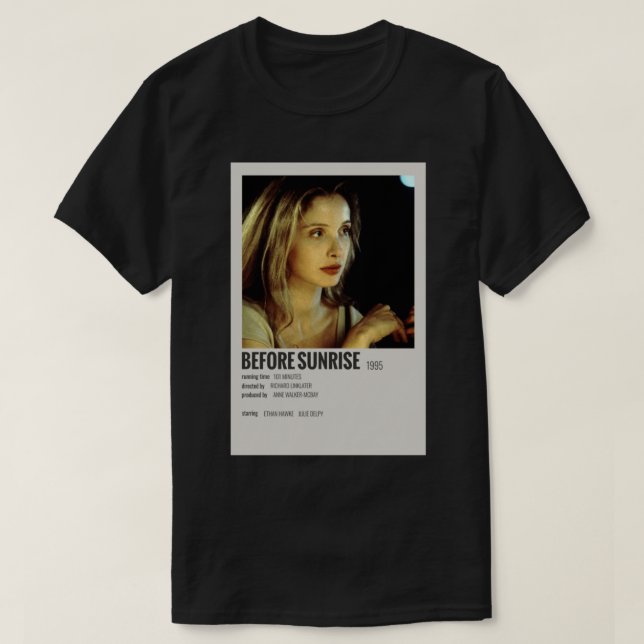 Camiseta Antes del amanecer (1995) (Diseño del anverso)