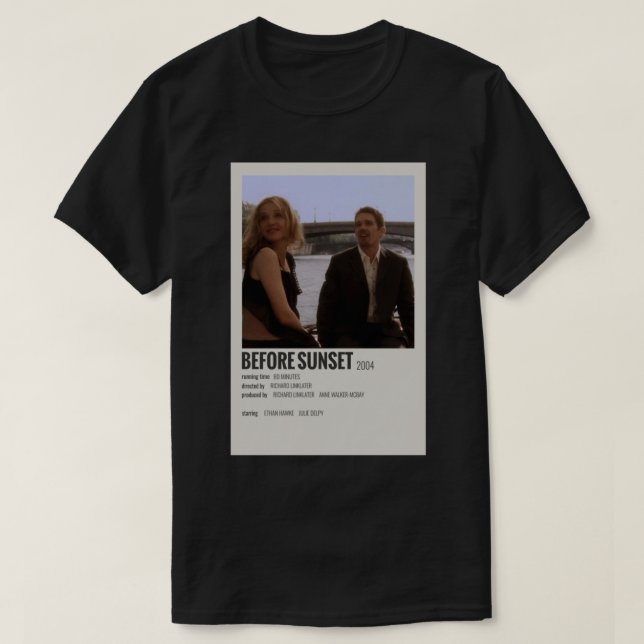 Camiseta Antes del atardecer (2004) (Diseño del anverso)