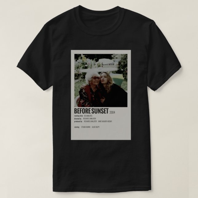 Camiseta Antes del atardecer (2004) (Diseño del anverso)