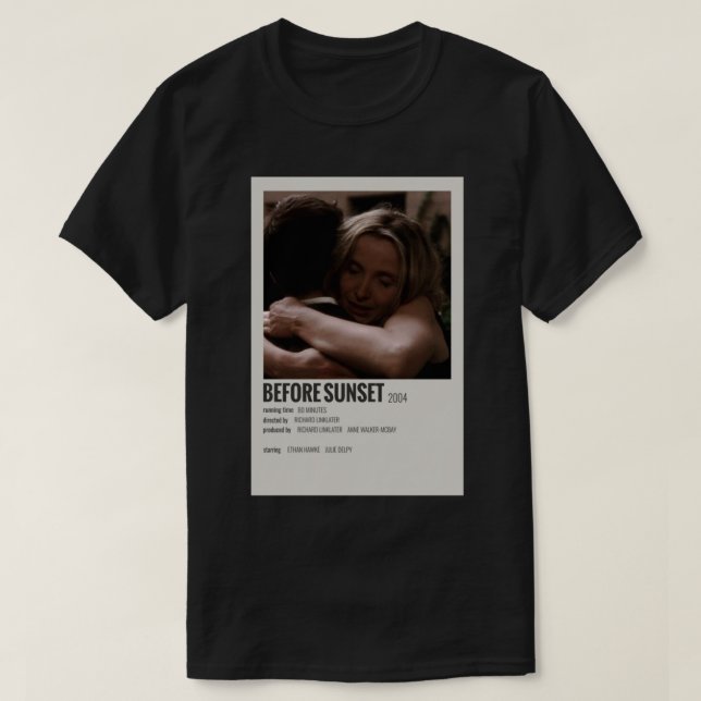 Camiseta Antes del atardecer (2004) (Diseño del anverso)
