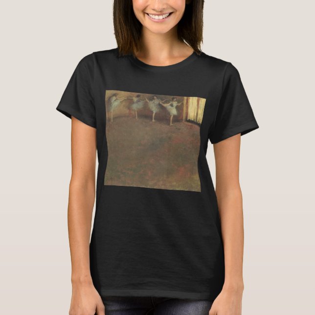 Camiseta Antes del ballet de Edgar Degas, Arte Antiguo Fino (Anverso)