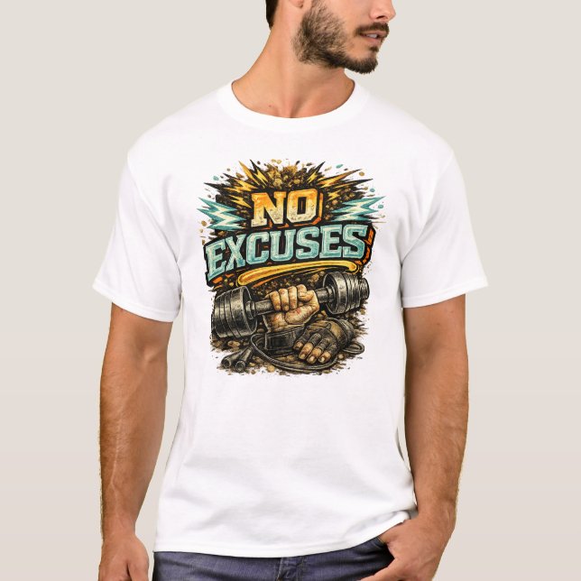 Camiseta Anthem de levantador de hierro sin excusa (Anverso)