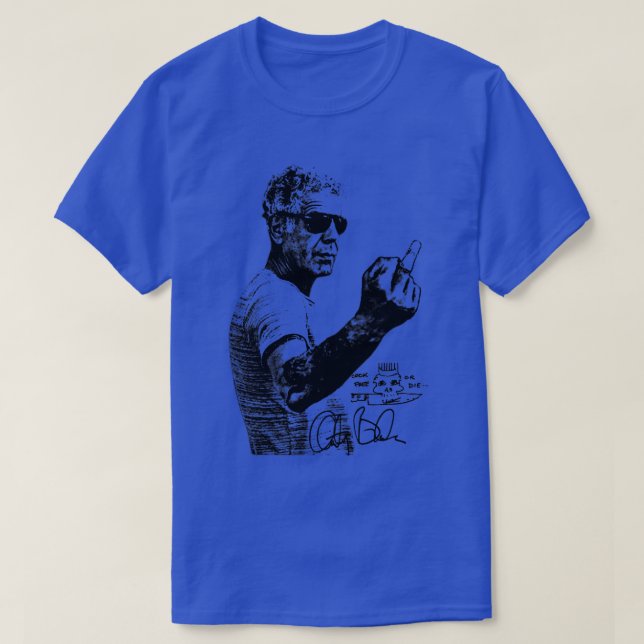Camiseta Anthony Bourdain Classic Mug (Diseño del anverso)
