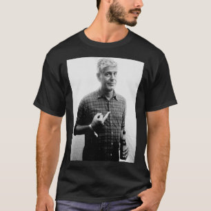 Camiseta Anthony Bourdain dedo medio y cerveza de bebida C