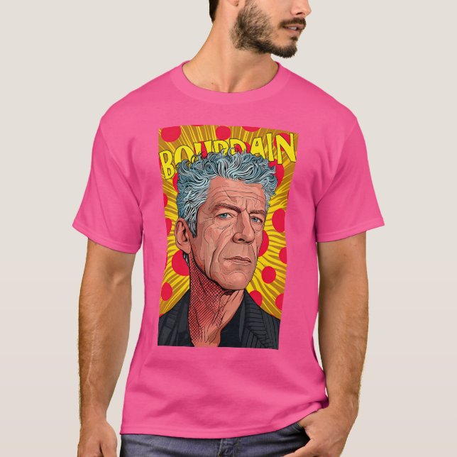 Camiseta Anthony Bourdain Design (Anverso)